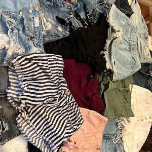 Cleaning out my closet, majority of these never worn, some different sizes